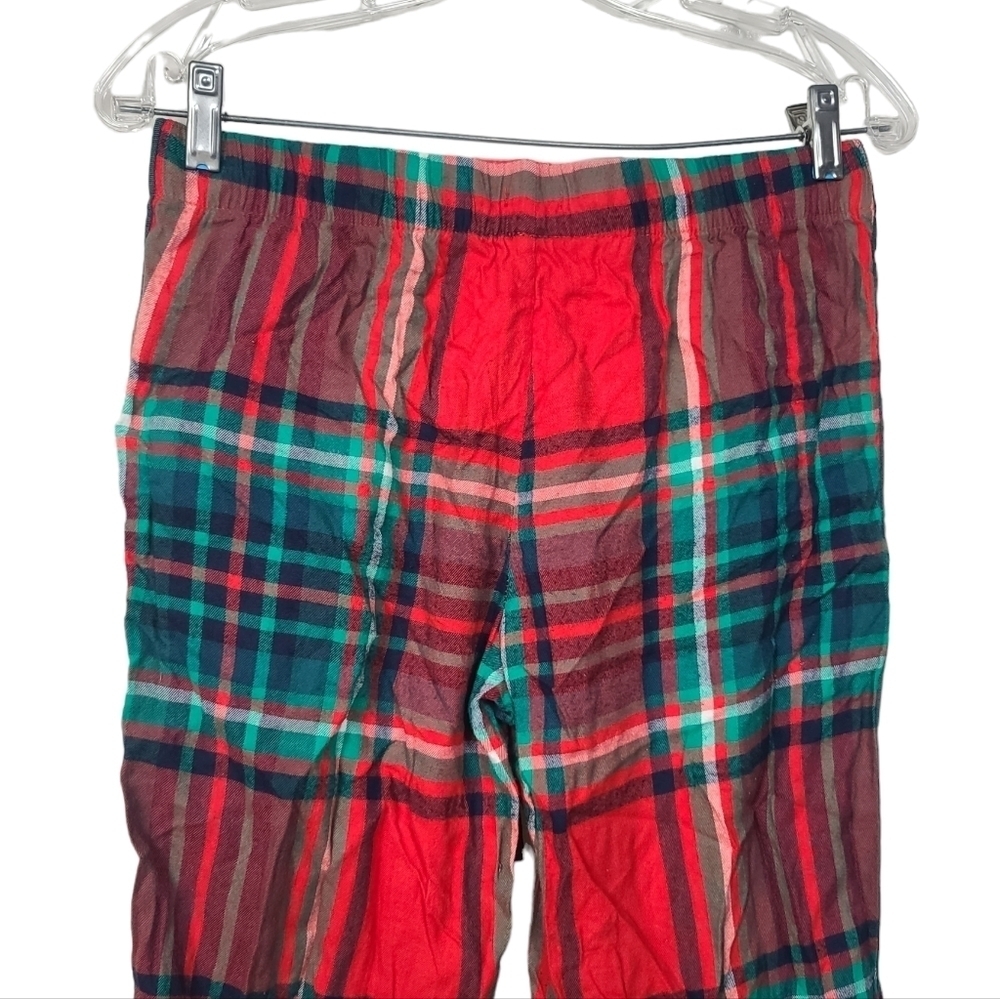 Aerie Plaid Green Red Pajama Pants S - Picture 4 of 7